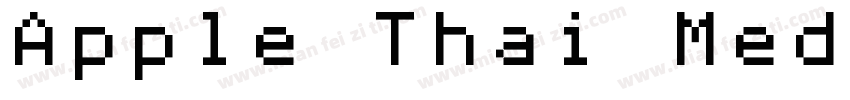 Apple Thai Meduim字体转换